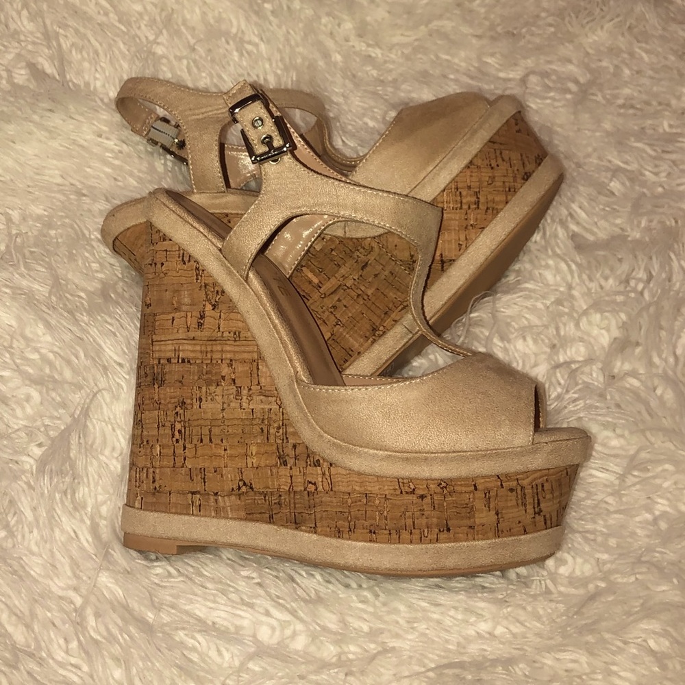 Suede Wedges